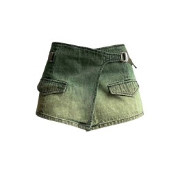 製造A字型復古牛仔短裙  時尚設計高腰百搭千禧半身裙包臀牛仔裙  短裙中心 SKJN016 製造A字型復古牛仔短裙  時尚設計高腰百搭千禧半身裙包臀牛仔裙  短裙中心 SKJN016